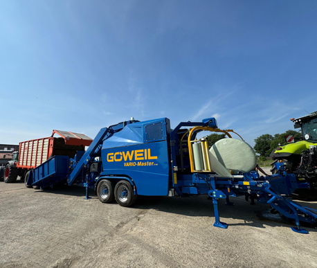 Pressen von Quaderballen